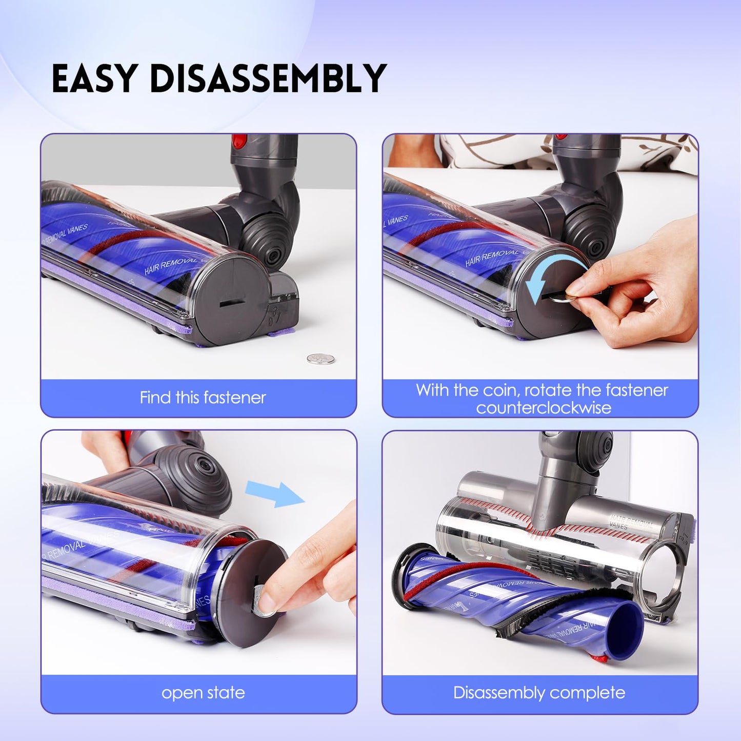 Upgrade Anti-Tangle Vacuum Head