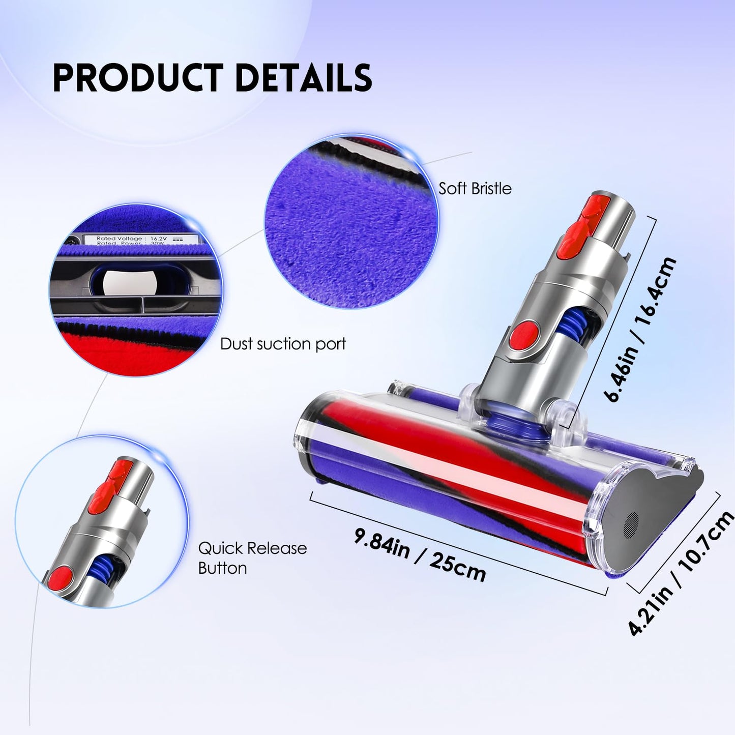 Soft Roller Vacuum Cleaner Head