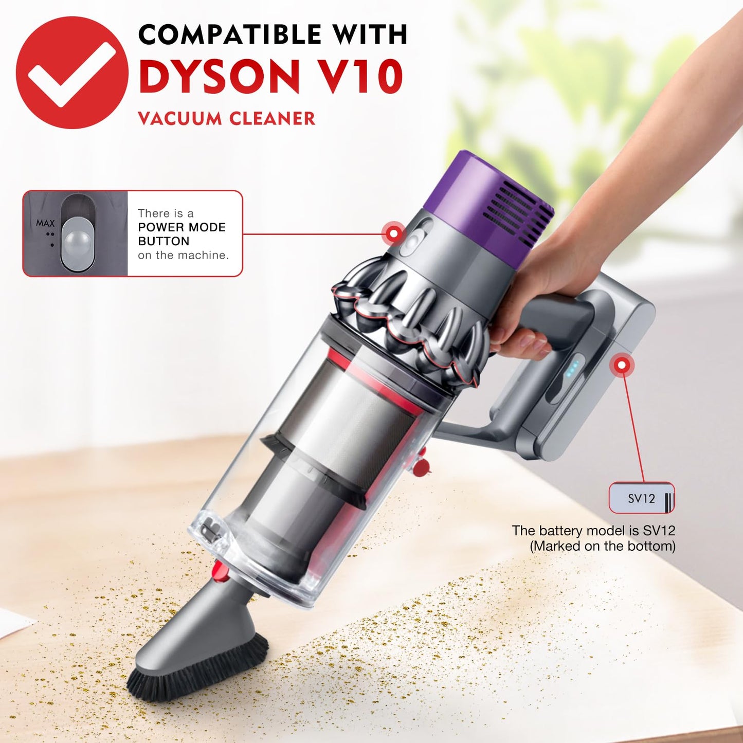 V10 Dust Bin Top Fixed Sealing Ring