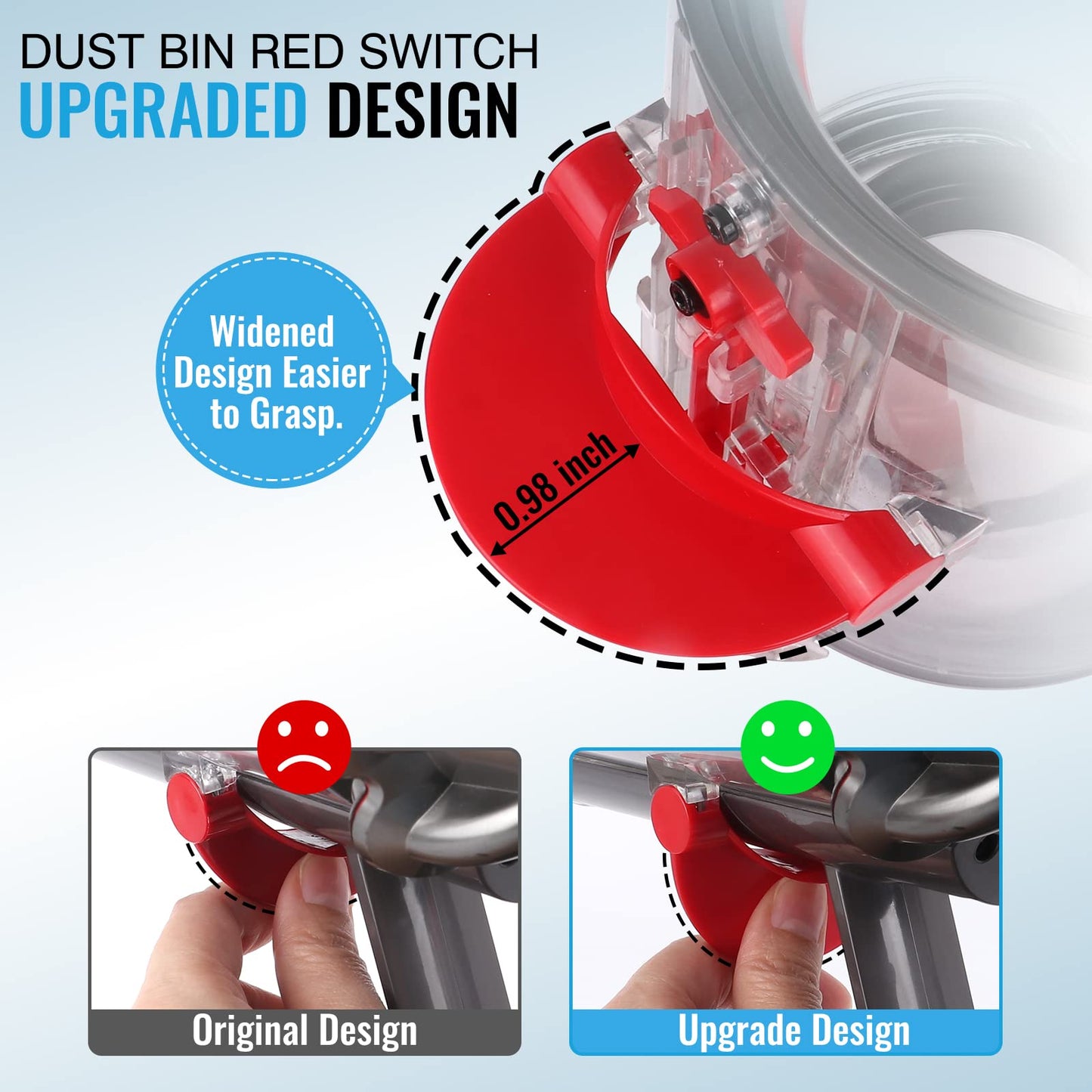 V10 Upgraded Dust Bin