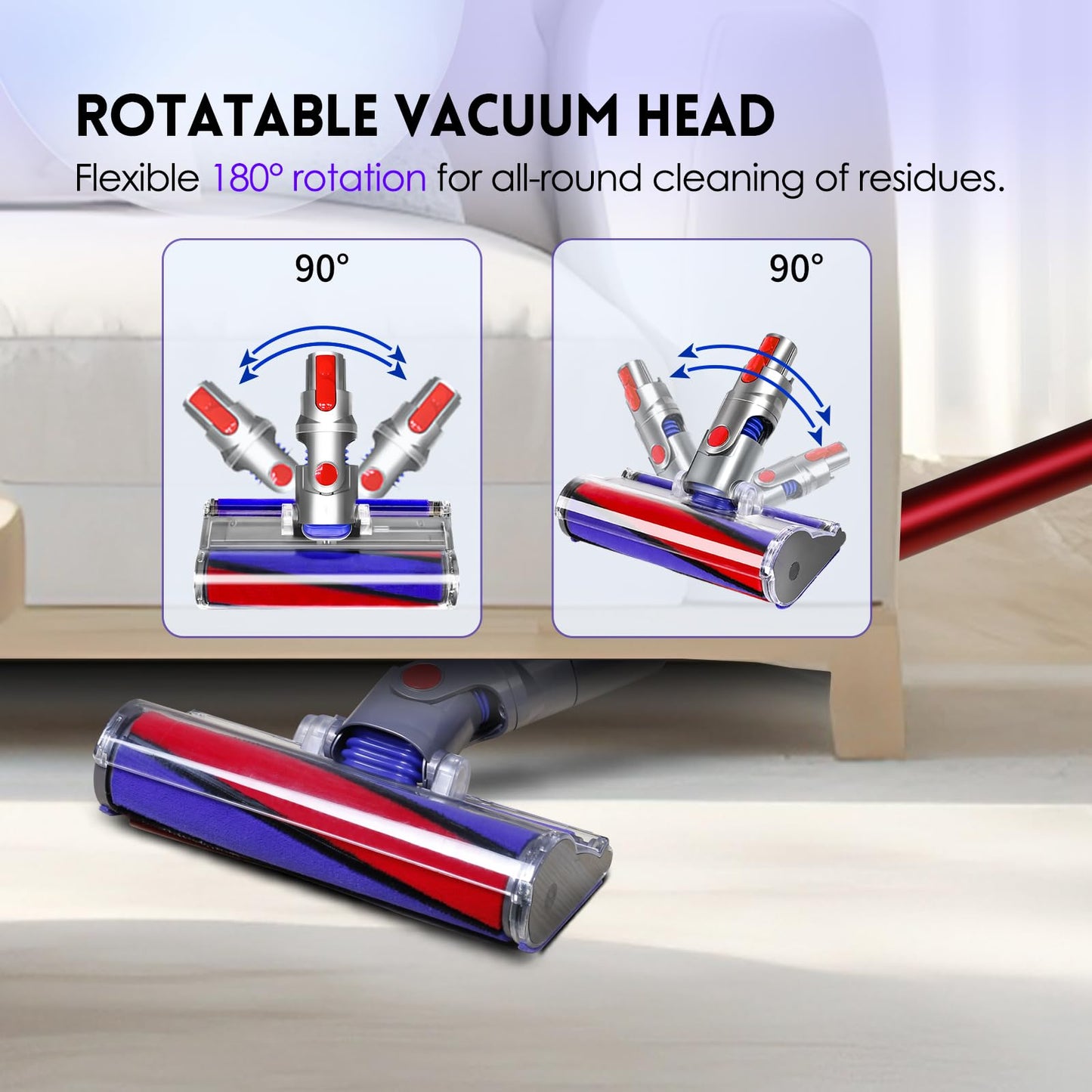 Soft Roller Vacuum Cleaner Head