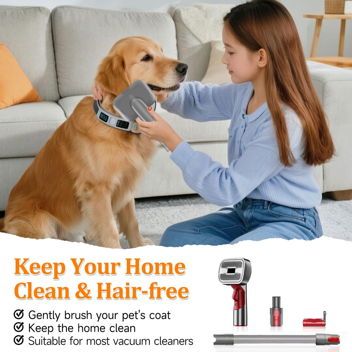 Pet Hair Grooming Brush